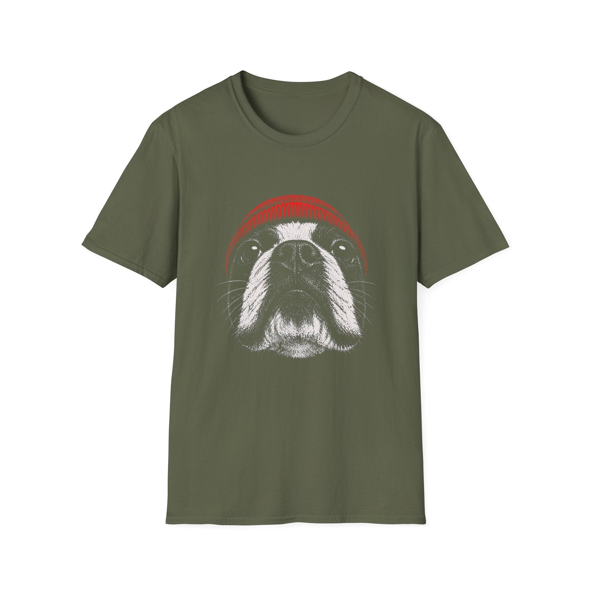 Red Hat Boston Terrier Tee