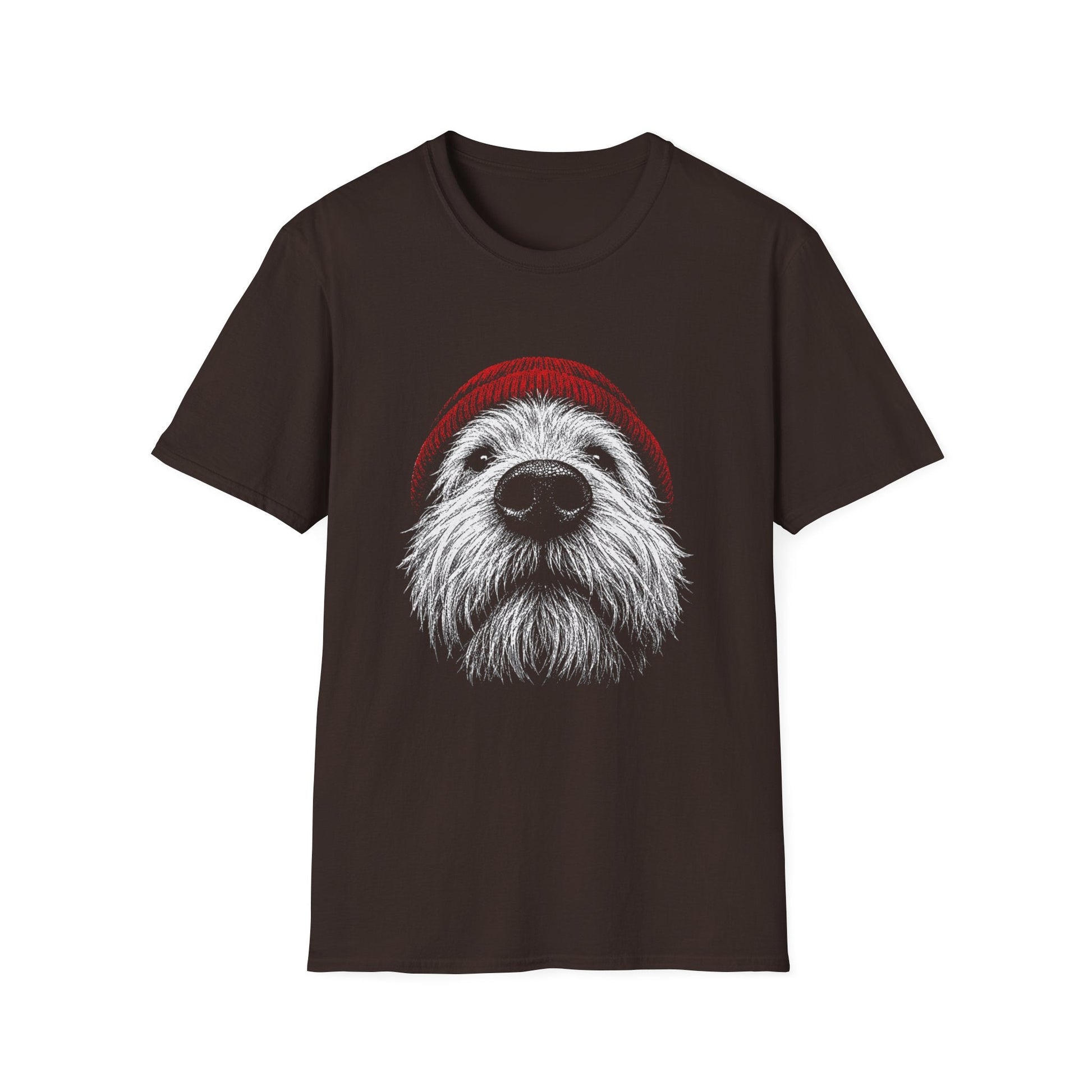 Red Hat Wheaten Terrier Tee