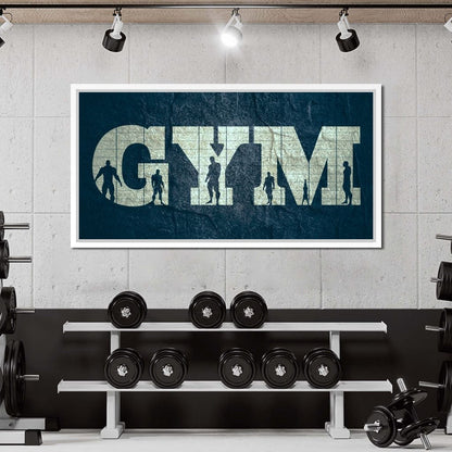 Gym Canvas Wall Art