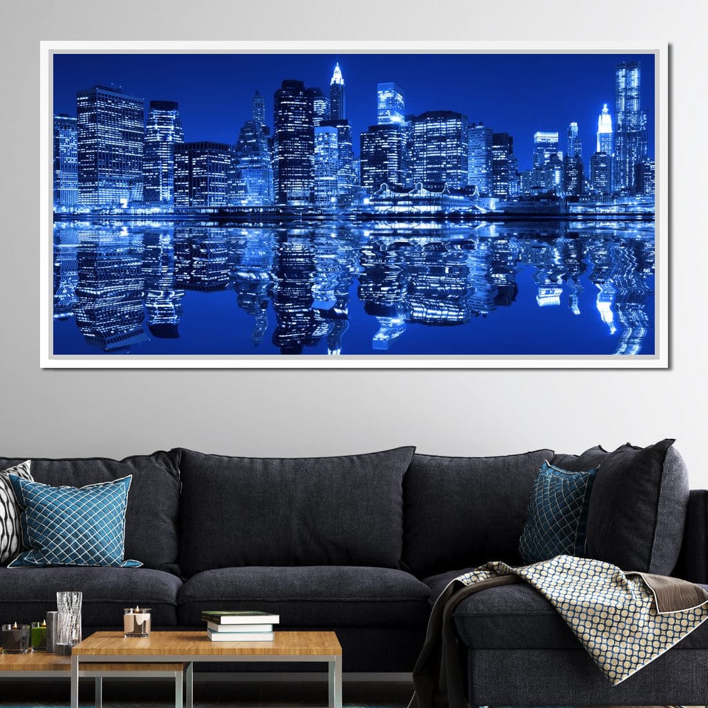 New York City Reflection Canvas Wall Art