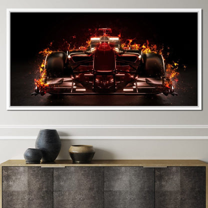 The Fastest Car Canvas Wall Art