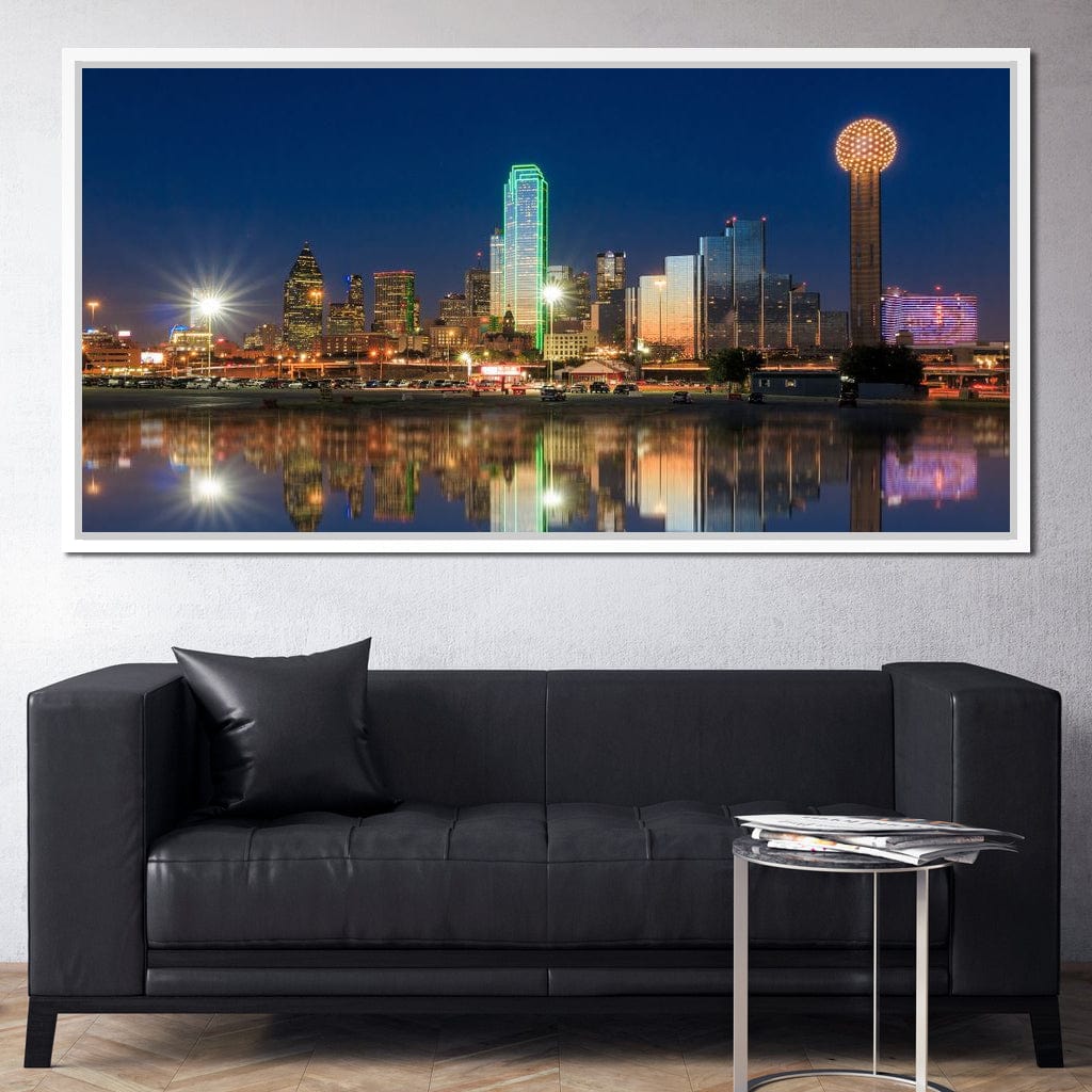 Dallas Skyline Canvas Wall Art