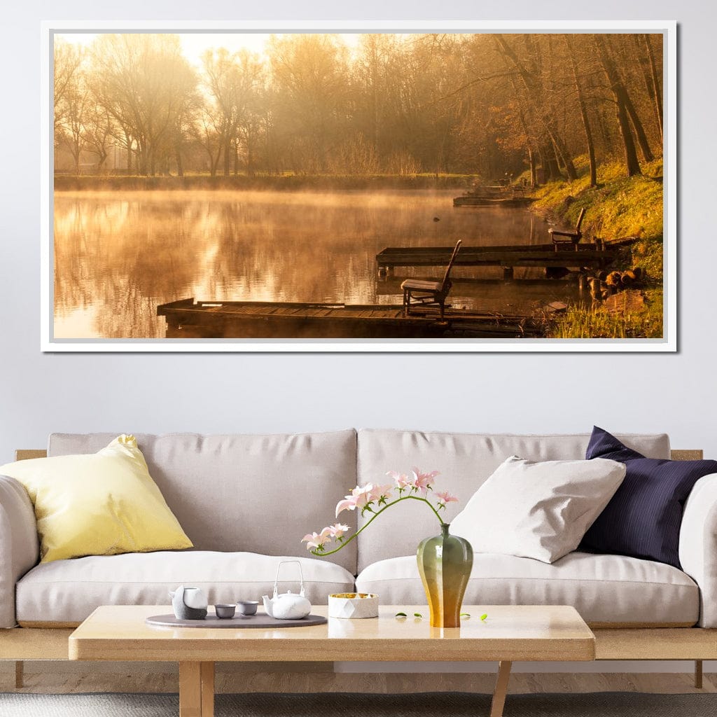 Relaxing Lake Canvas Wall Art