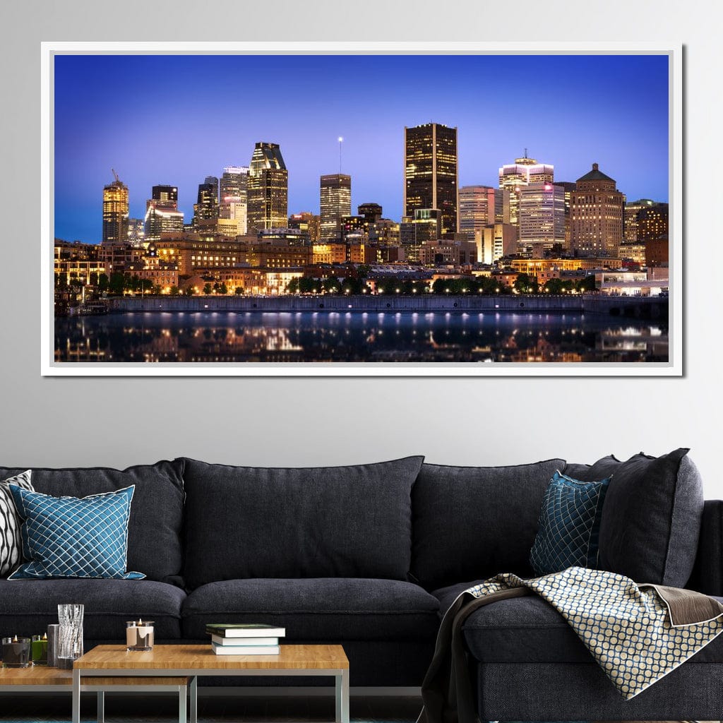 Montreal Skyline Canvas Wall Art