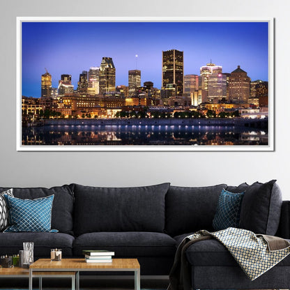 Montreal Skyline Canvas Wall Art