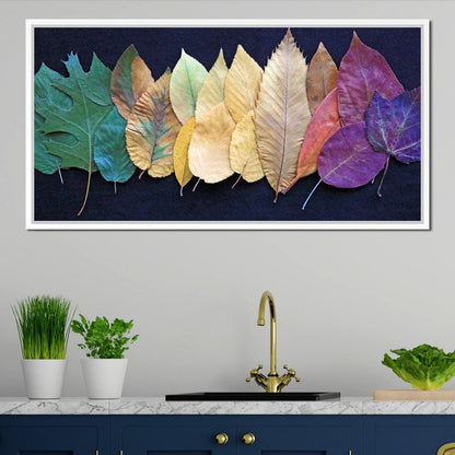 Colorful Leaves Canvas Wall Art
