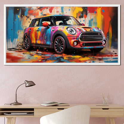 Mini Coop Canvas Wall Art
