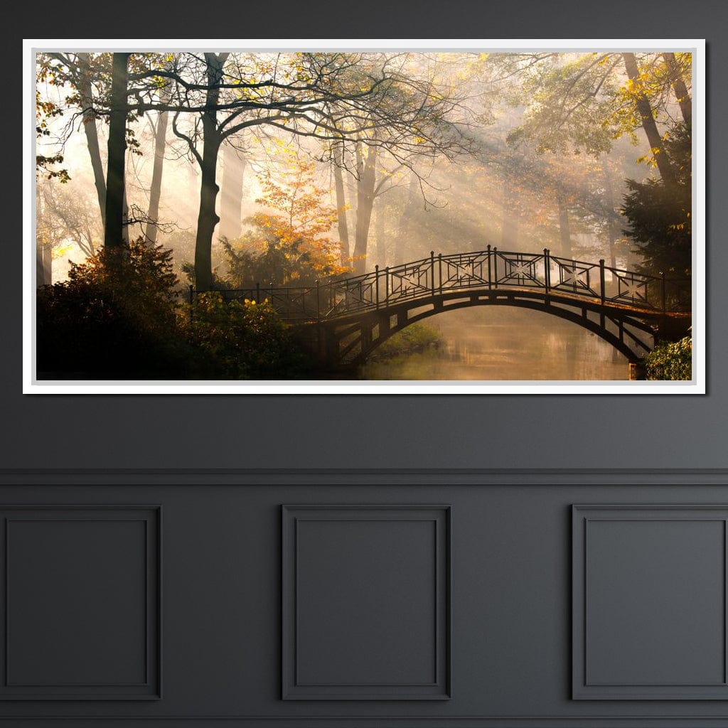 Park Bridge Canvas Wall Art