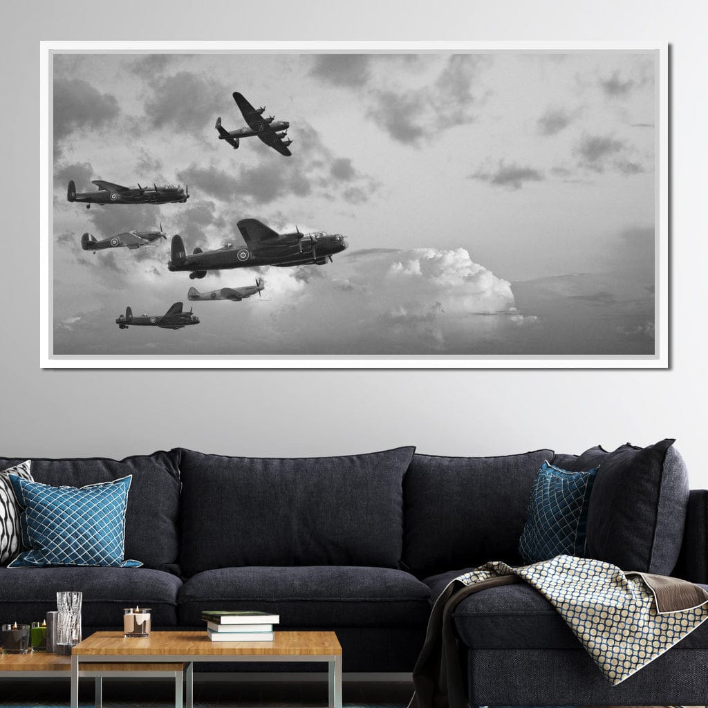 World War 2 Airplanes Canvas Wall Art