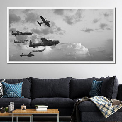 World War 2 Airplanes Canvas Wall Art