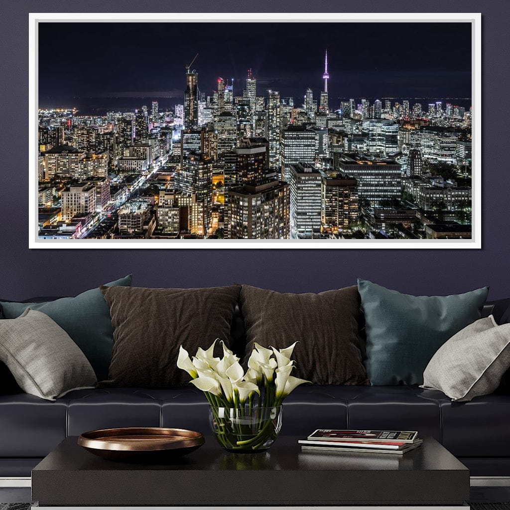 Toronto Skyline Canvas Wall Art