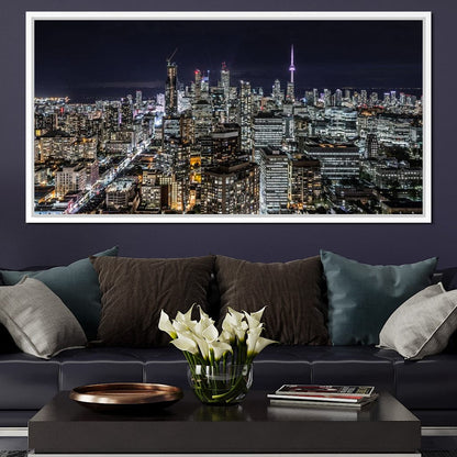 Toronto Skyline Canvas Wall Art