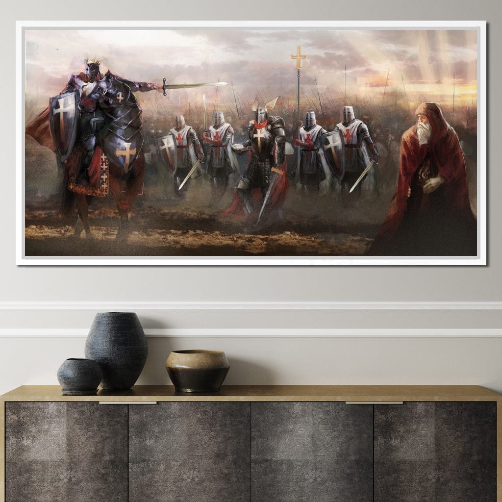 Knights Templar Canvas Wall Art