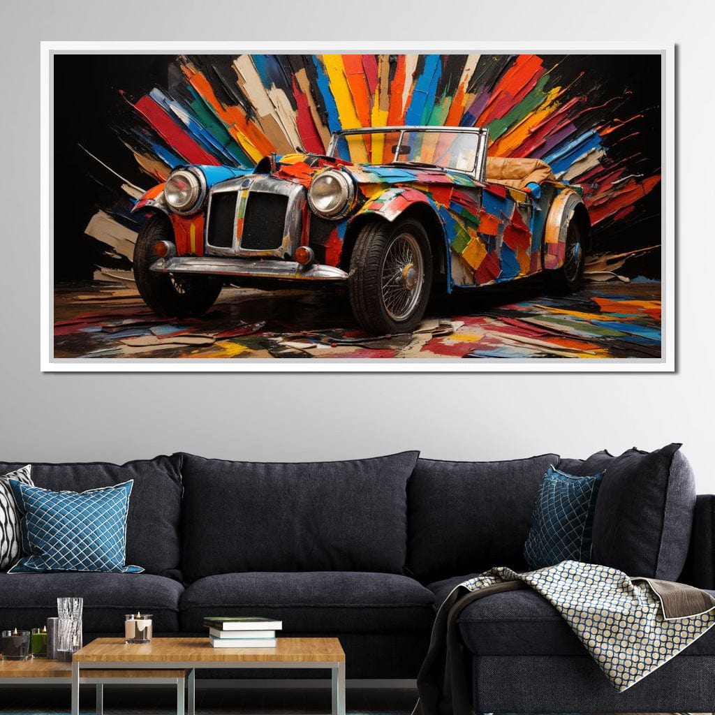 MG Roadster Canvas Wall Art