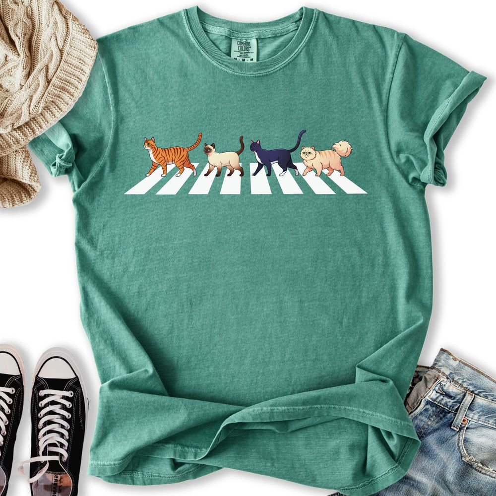 Abbey Road Cats Relaxed Tee