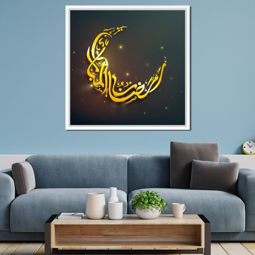 Half Moon Canvas Wall Art