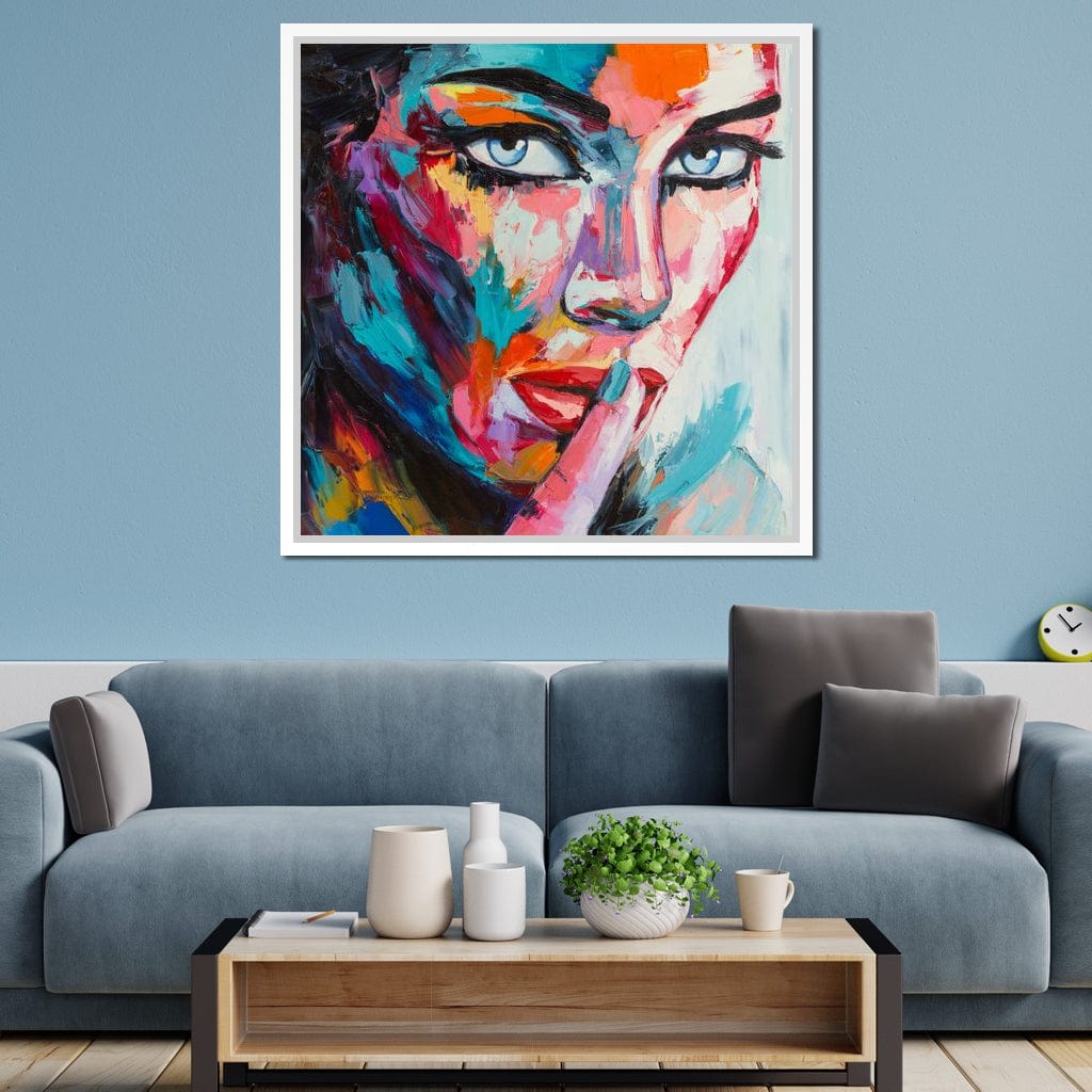 Janice Portrait Canvas Wall Art