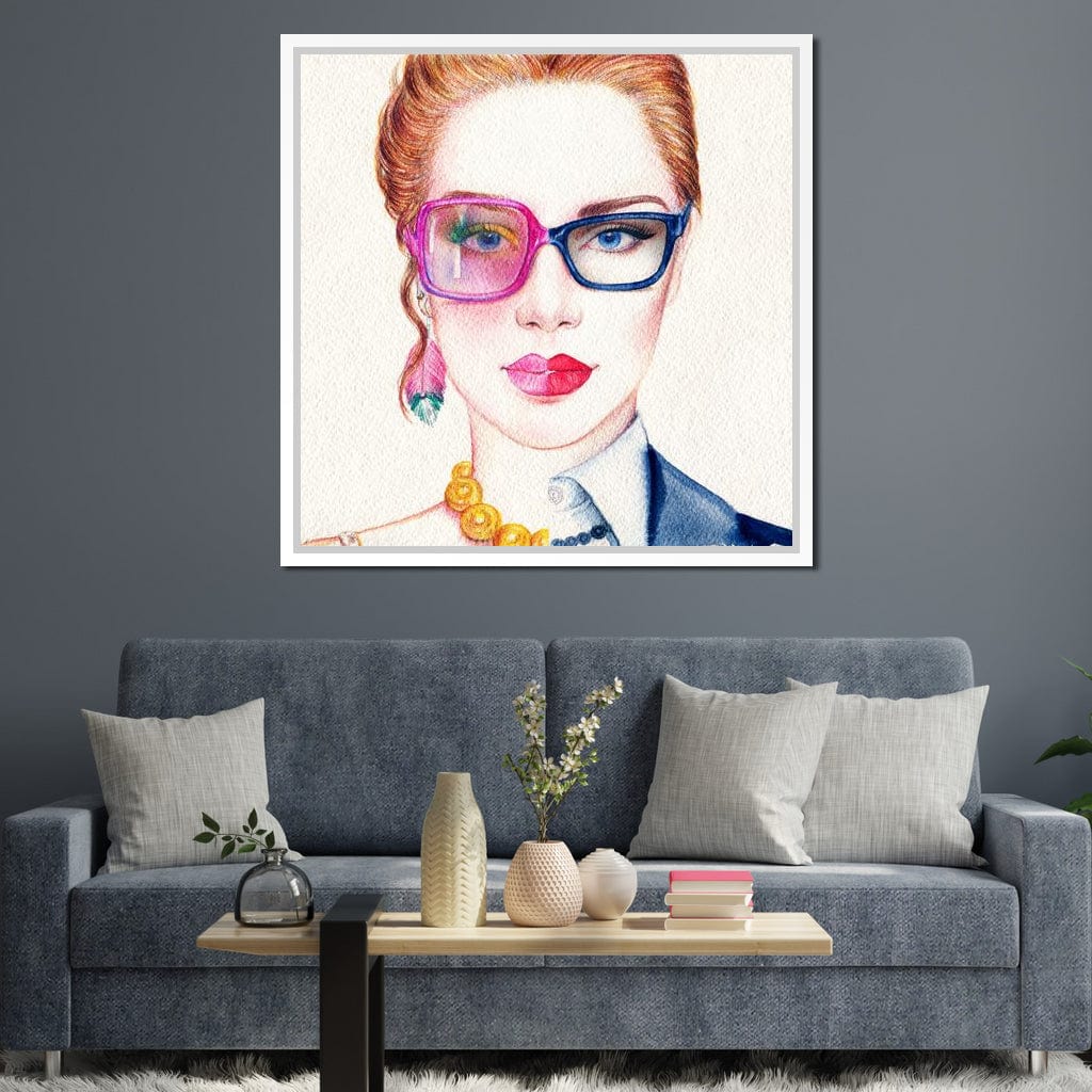 Artist & Business Woman Canvas Wall Art