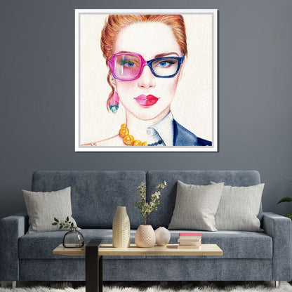 Artist & Business Woman Canvas Wall Art
