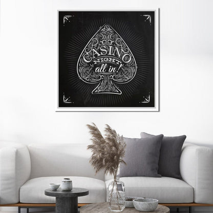 Casino Night Canvas Wall Art