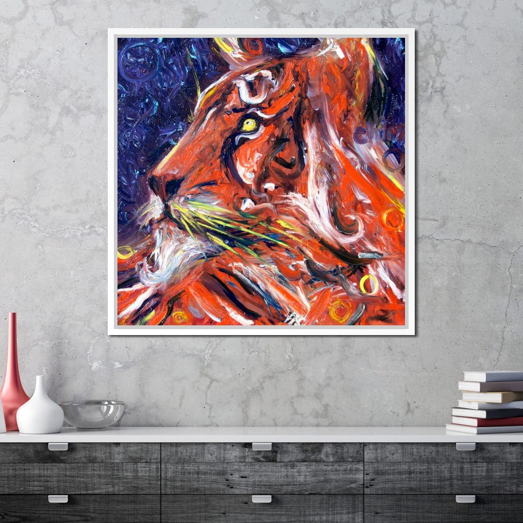 Whiskers Canvas Wall Art