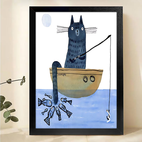 W169 Natural Wood Canvas – Abstract Art | Perfect for Living Room & Office