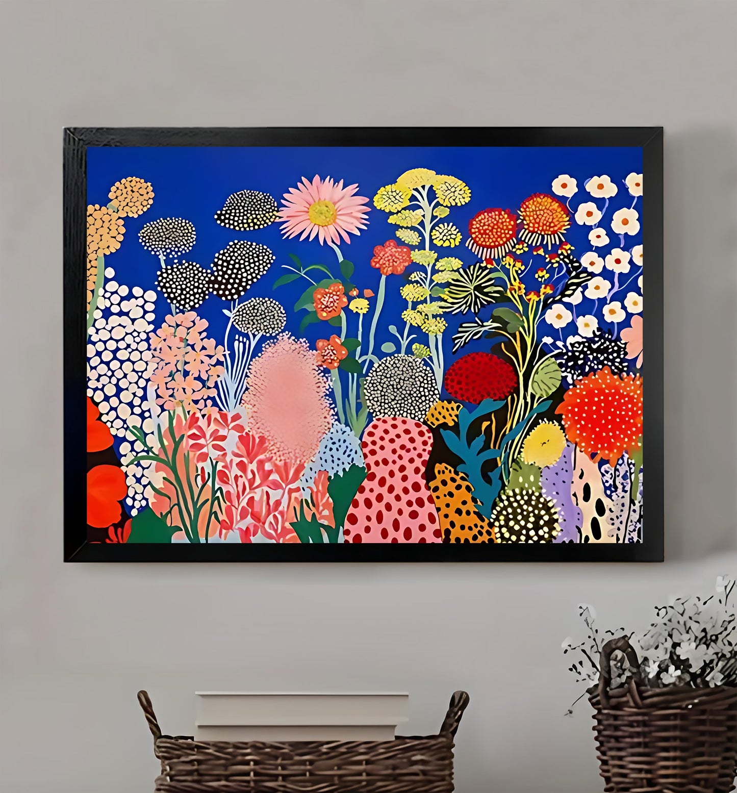 W253 Natural Wood Canvas – Abstract Art | Perfect for Living Room & Office