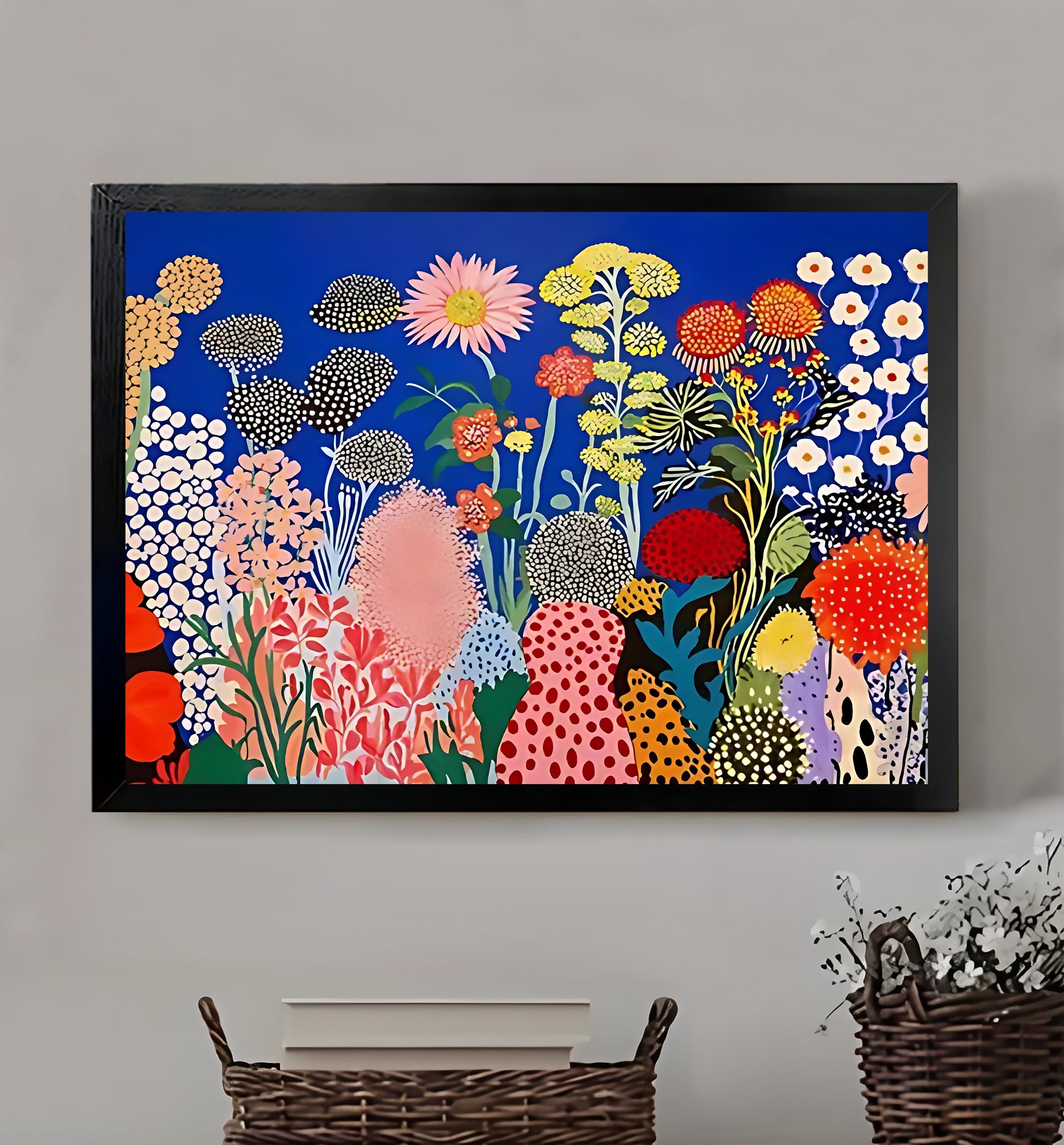 W253 Natural Wood Canvas – Abstract Art | Perfect for Living Room & Office
