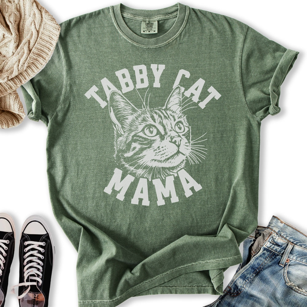 Tabby Cat Mama Relaxed Tee