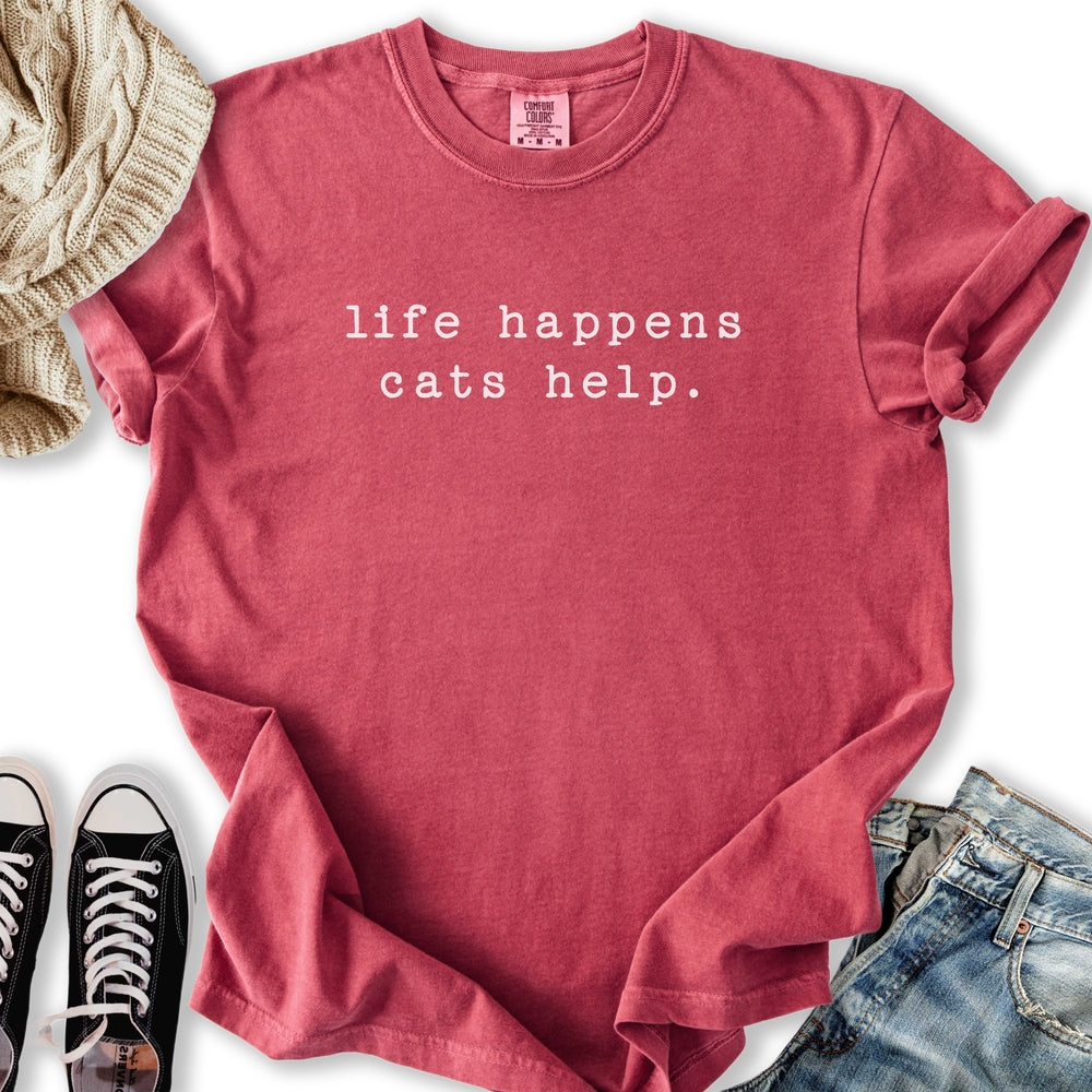 Cats Help Relaxed Tee
