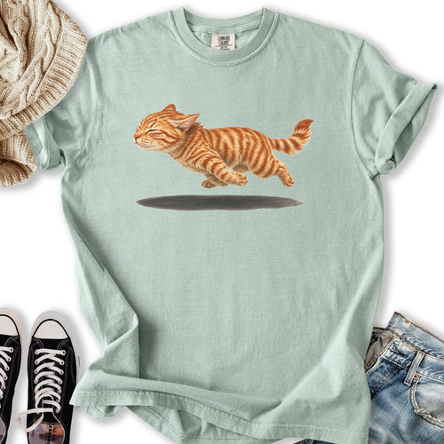 Orange Tabby Zoomies Relaxed Tee