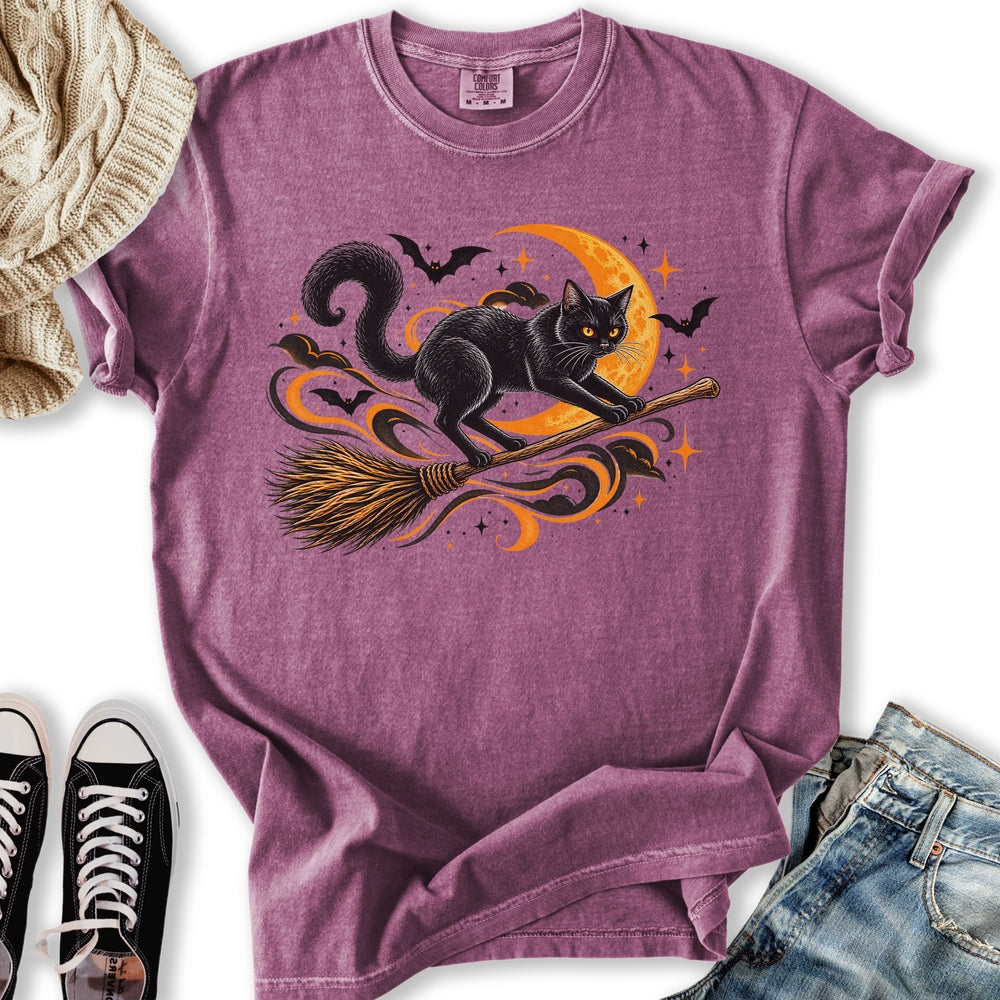 Flying Black Cat Relaxed Tee