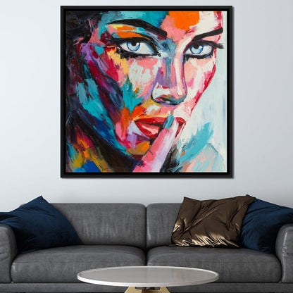 Janice Portrait Canvas Wall Art