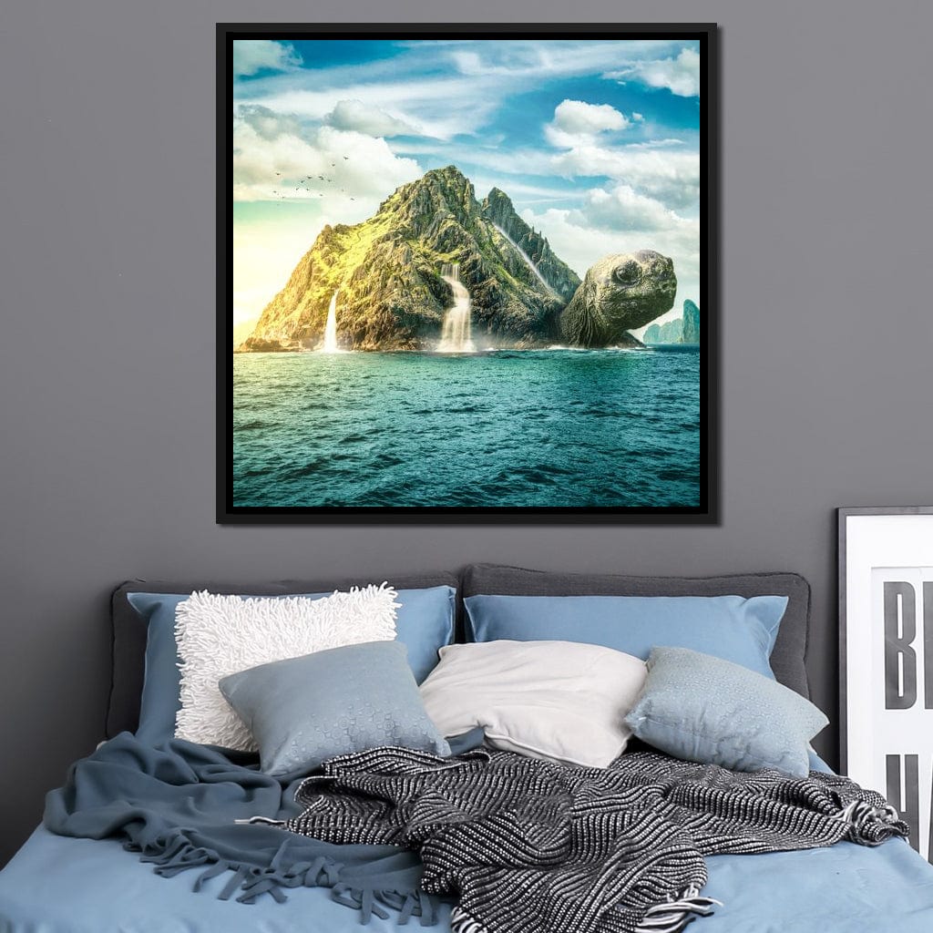 Turtle Island Canvas Wall Art