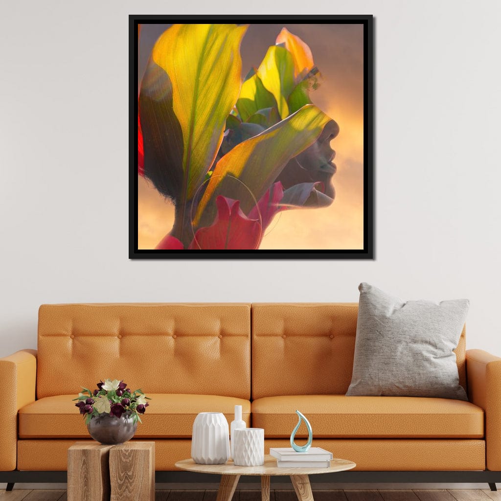 Green Mind Canvas Wall Art
