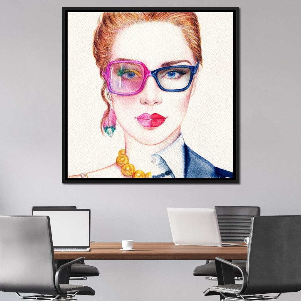 Artist & Business Woman Canvas Wall Art