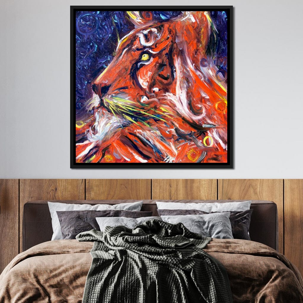 Whiskers Canvas Wall Art