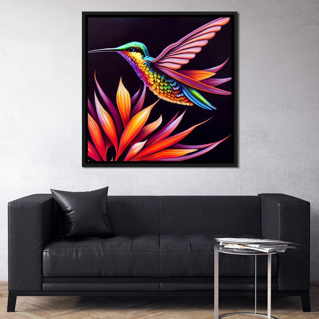 Hummingbird Canvas Wall Art