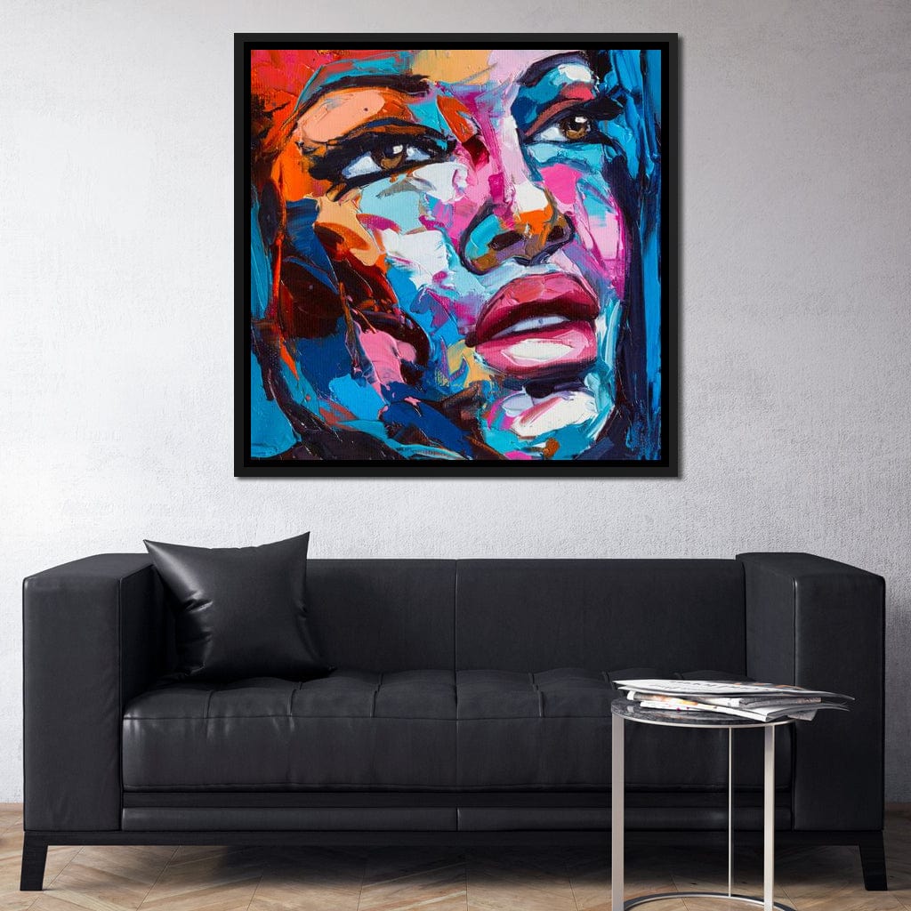 Violet Portrait Canvas Wall Art