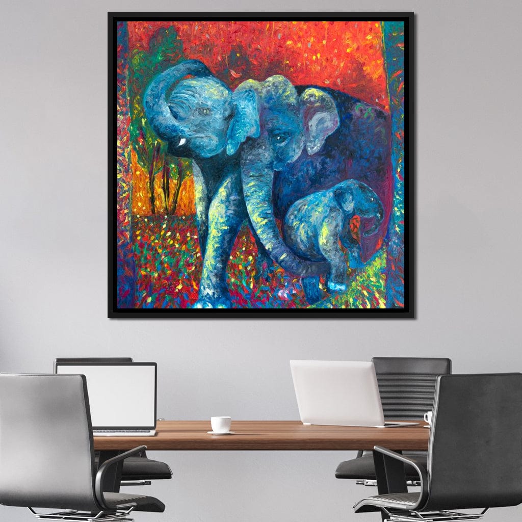 Enlightened by Family Canvas Wall Art