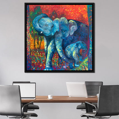 Enlightened by Family Canvas Wall Art