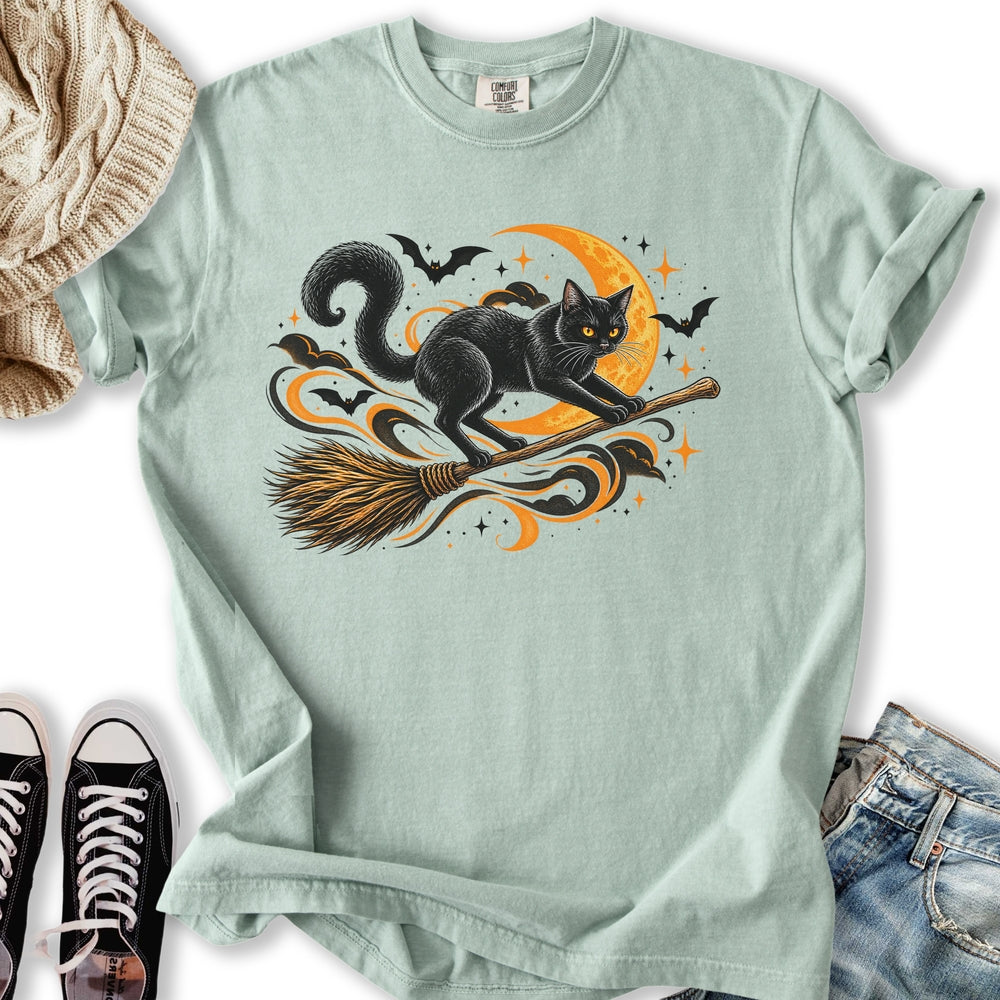 Flying Black Cat Relaxed Tee