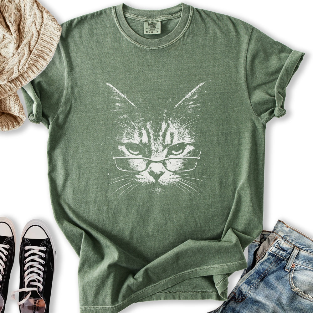 Cat Reader Relaxed Tee