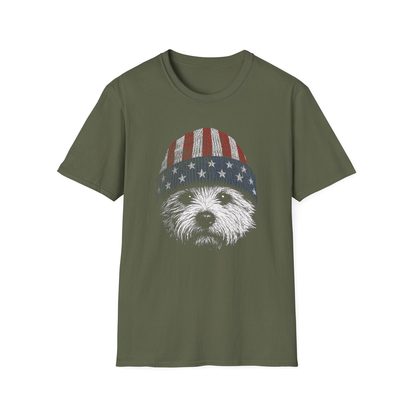 Westie USA Beanie Tee