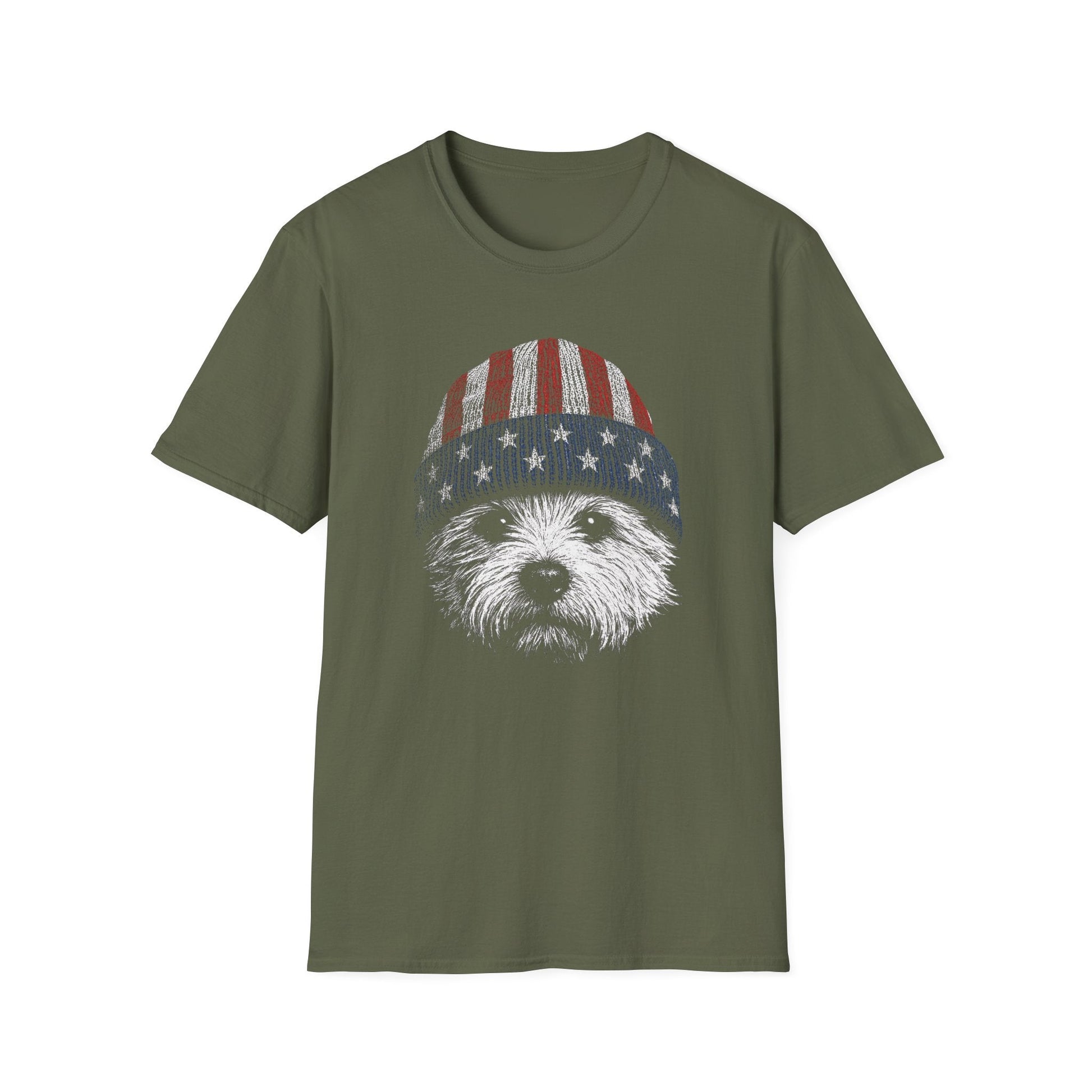 Westie USA Beanie Tee