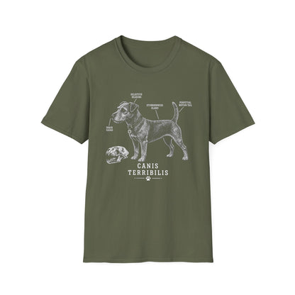 Anatomy Of A Patterdale Terrier Tee