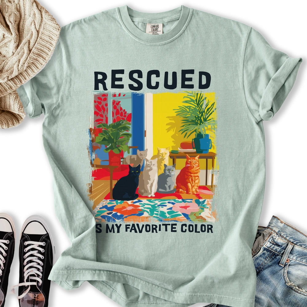 Rescued Is My Favorite Relaxed Tee
