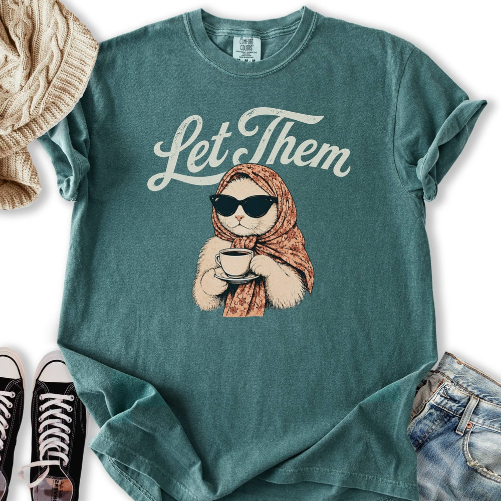 Let Them Cat Relaxed Tee