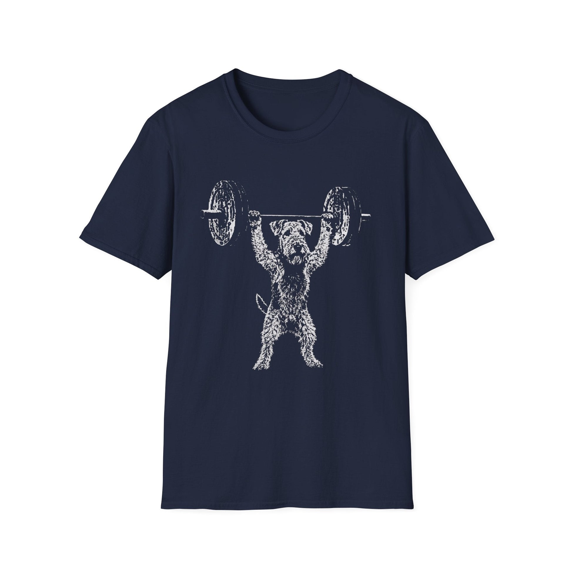 Airedale Terrier Powerlifting Tee