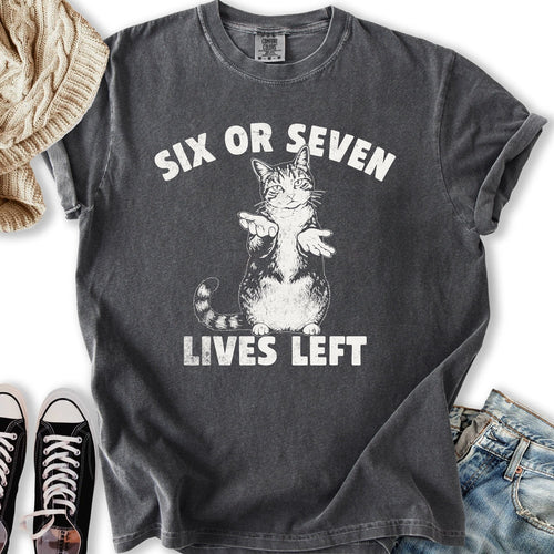 Six Or Seven Lives Relaxed Tee